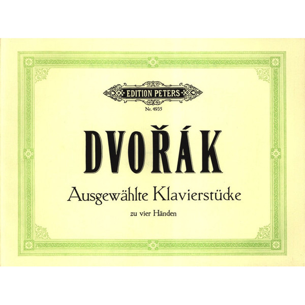 Dvorak 12 Selected Pieces (Original) - Piano Duett