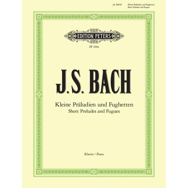 24 Short Preludes & Fugues, Johann Sebastian Bach - Piano Solo