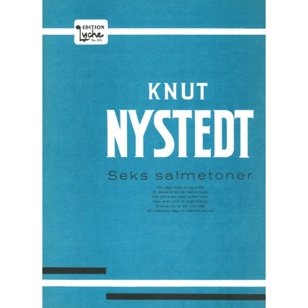 Seks Salmetoner, Knut Nystedt. Sang/Piano