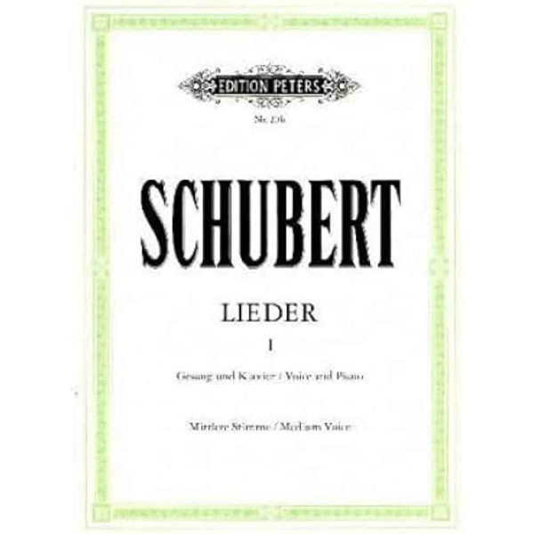 Schubert Vol. 1, Medium Voice and Piano. Franz Schubert