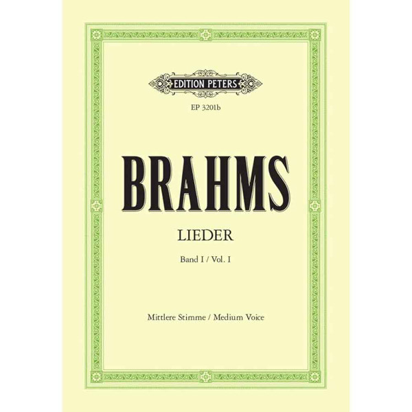 Brahms - Lieder 1 - Medium Voice