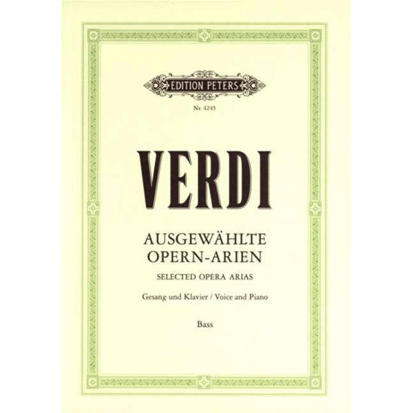 Verdi - Opern Arien für Bass