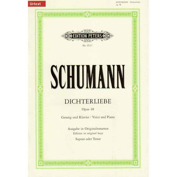 Dichterliebe Op. 48, Schumann. For Voice and Piano