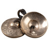 Fingercymbaler Sela Percussion Tingshas, Tradditional Tibetan cymbals, Zimbeln) - Lotus, 7,5cm