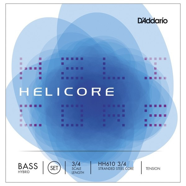 Kontrabasstrenger D'Addario Helicore Hybrid Heavy, Sett