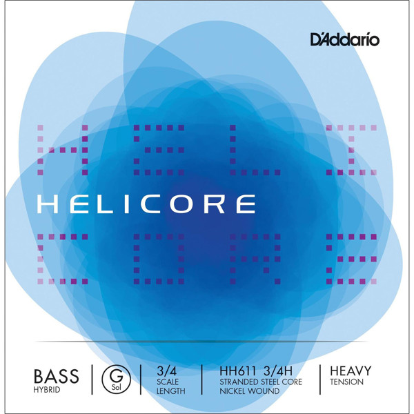 Kontrabasstreng D'Addario Helicore Hybrid 1G Stål/Nikkel Heavy