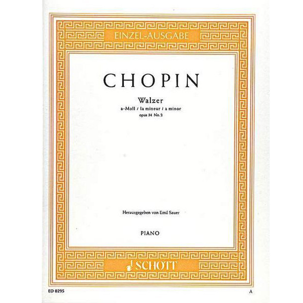 Walzer i A-Moll, Op.34 No.2, Chopin - Piano