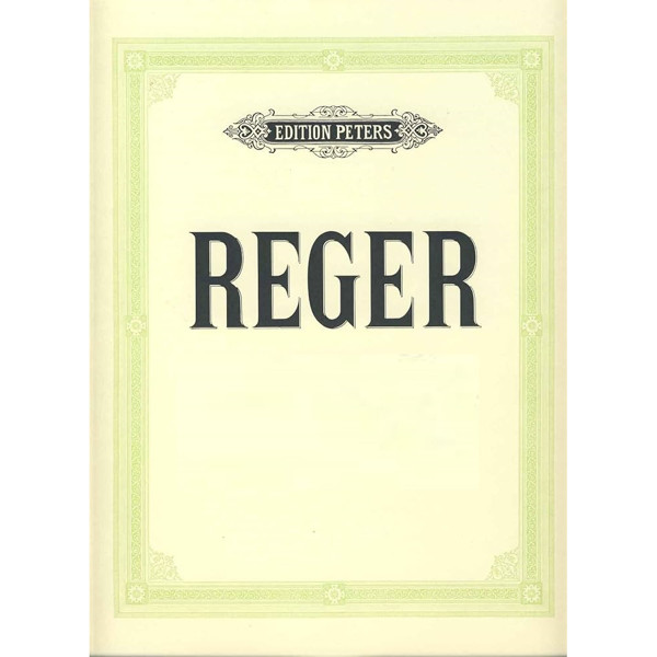 12 Organ Pieces, set 2 Op.65 Vol.1, Max Reger - Organ Solo