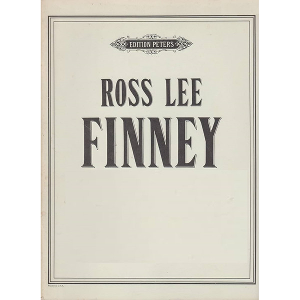 Piano Quintet, Ross Lee Finney - Piano, Strings