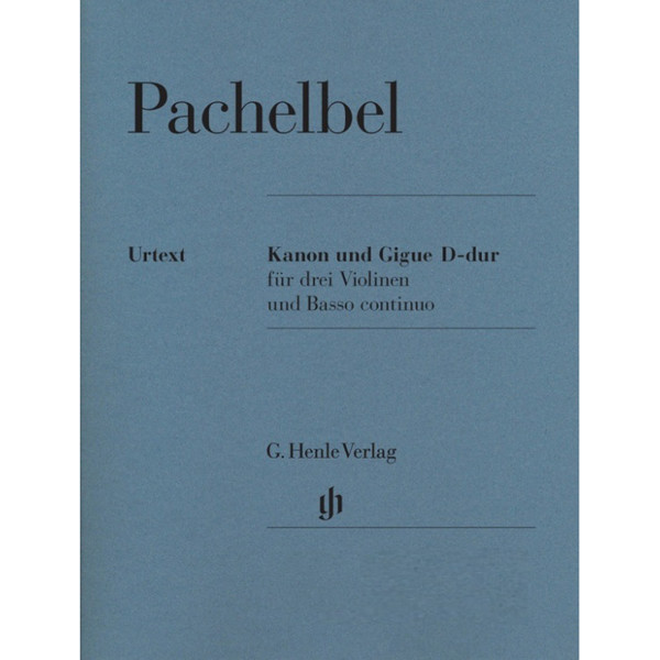 Canon and Gigue in D major for three Violins and Basso continuo, Johann Pachelbel. Violin 1 Part