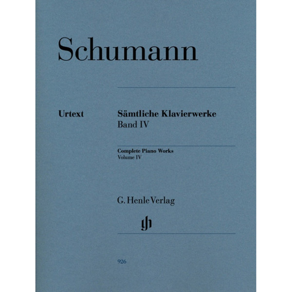 Complete Piano Works. Volume IV, Robert Schumann. Piano solo, Study Score