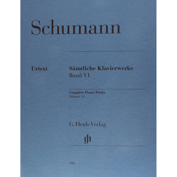 Complete Piano Works. Volume VI, Robert Schumann. Piano solo, Study Score