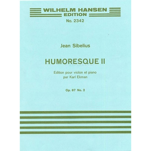 Humoresque Ii Op.87/2, J. Sibelius - Fiolin/Piano