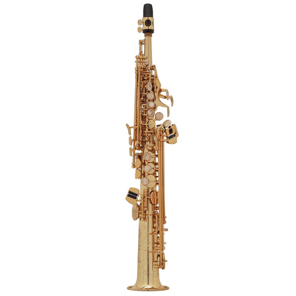 Sopraninosaksofon Selmer SA80 II, Gold Lacquered Engraved . Outfit