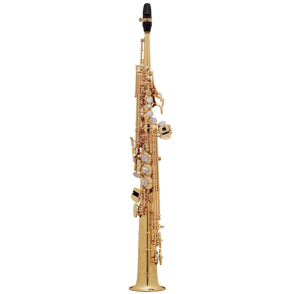 Sopransaksofon Selmer SA80 II, Gold Lacquered Engraved. Outfit