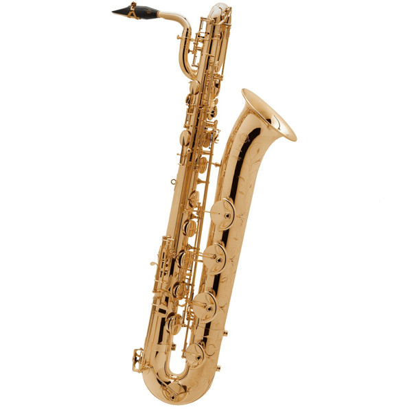 Barytonsaksofon Selmer Serie III, Gold Lacquered Engraved. Outfit