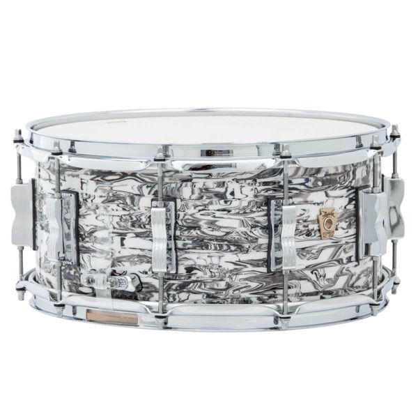 Skarptromme Ludwig Classic Maple LS403XXWA, 14x6,5, 10-Lug, White Abalone