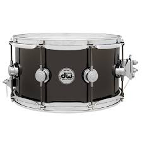 Skarptromme DW Black Nickel Brass, 1mm Rolled Shell, 13x7, Chrome Hardware