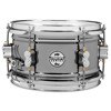 Skarptromme PDP Black Nickel Over Steel, PDSN0610BNCR, 10x6 Chrome Hardware