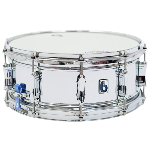 Skarptromme British Drum Co. Blue Bird BS-14-60-SN, Brass, Chrome Plated, 14x6