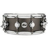 Skarptromme DW Brass, 1mm Satin Black, 14x5,5, Chrome Hardware