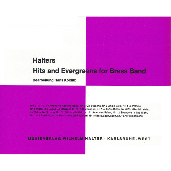 Halters Hits and Evergreens 1 Tenorsax 4 *utgående