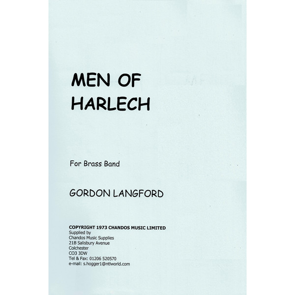 Men of Harlech (Welch Traditional) arr. Gordon Langford. Brass Band