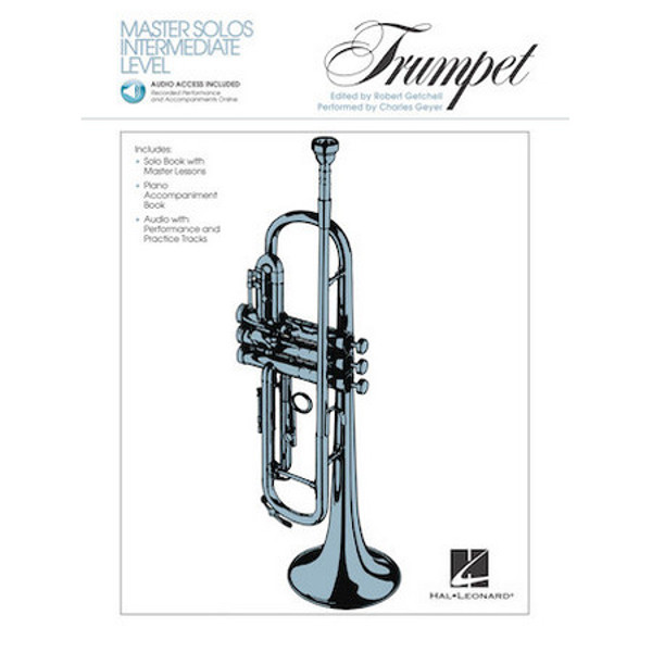 Master Solos Intermediate Level, Trumpet. arr. Robert Getshell. Book and Audio Access