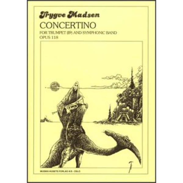 Concertino for Trumpet and Symphonic Band Op. 118, Trygve Madsen. Partitur