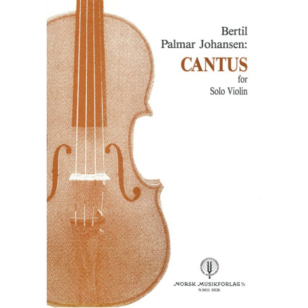 Cantus, Bertil Palmar Johansen. Violin Solo  