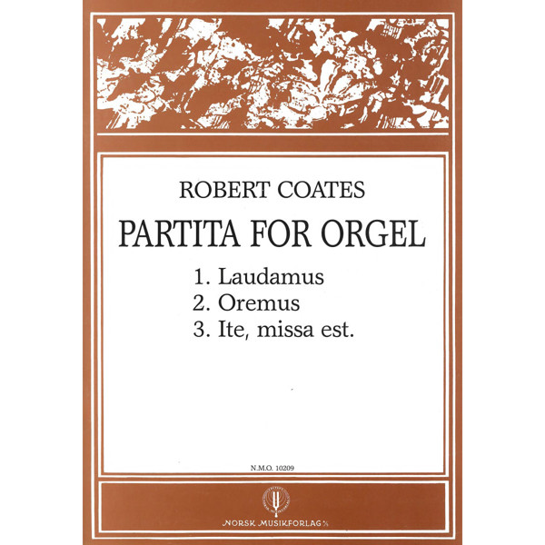 Partita For Orgel, Robert Coates. Orgel