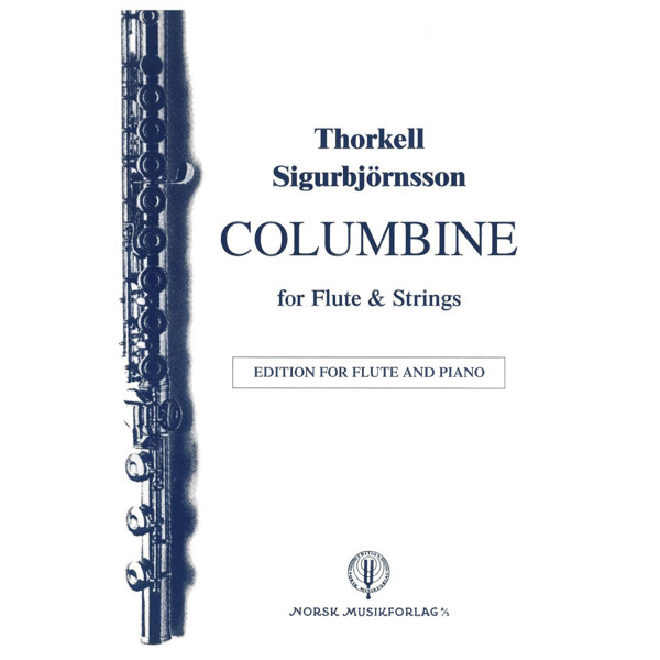 Columbine, Thorkell Sigurbjørnsson. Fløyte og Piano. Klaveruttog