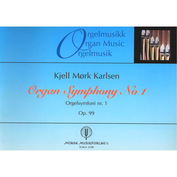 Organ Symphony No. 1, Kjell Mørk Karlsen. Orgel