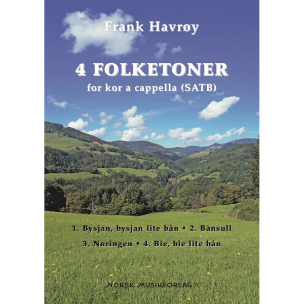 Bånsull Fra Østerdalen (fra 4 Folketoner), Frank Havrøy. SATB