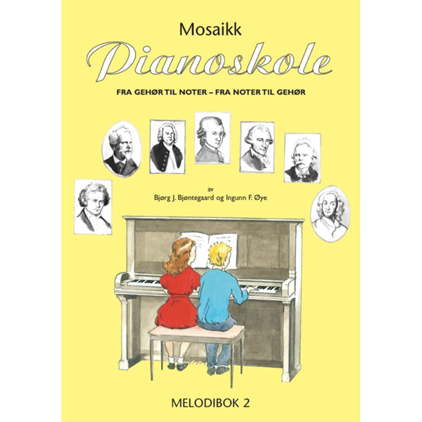 Mosaikk Pianoskole Melodibok del 2, Bjøntegaard/Øye