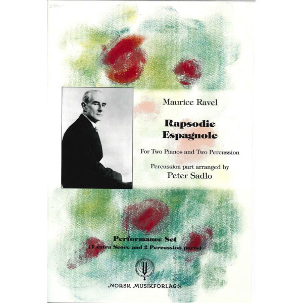 Rapsodie Espagnole, Maurice Ravel arr. Peter Sadlo - 2 Pianos & 2 Percussions. Score