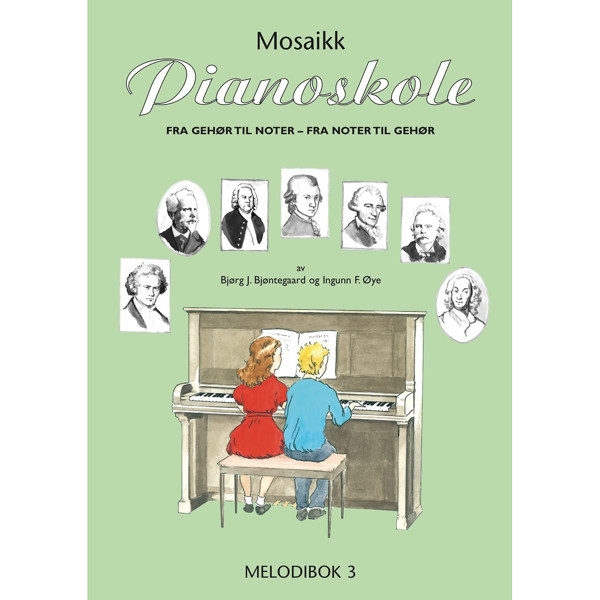 Mosaikk Pianoskole Melodibok del 3, Bjøntegaard/Øye