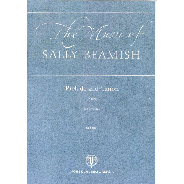 Prelude And Canon (2005) For 2 Violins, Sally Beamish. Score