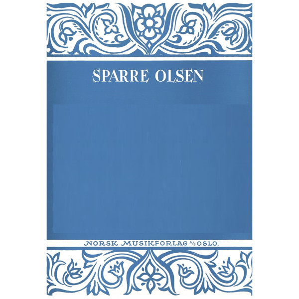 Berceuse, Sparre Olsen. Fiolin og Piano