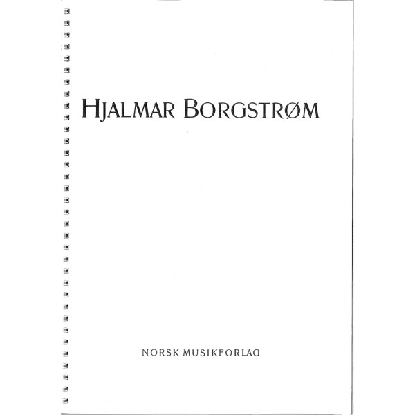 Frossen Skog, Op 21/5, Hjalmar Borgström - Sang Og Piano