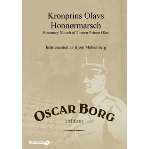 Kronprins Olavs Honnør Marsch, Oscar Borg. Piano