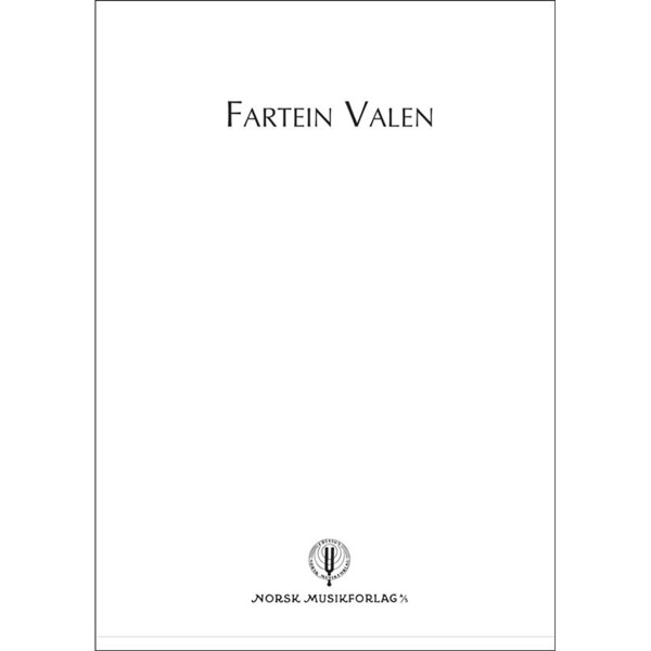 Gedichte Von Goethe Op. 6, Fartein Valen - Vokal, Piano