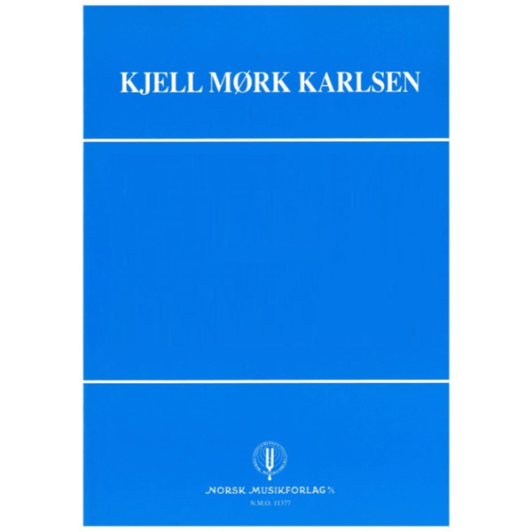 Four Organ Partitas On Norwegian, Kjell Mørk Karlsen. Orgel