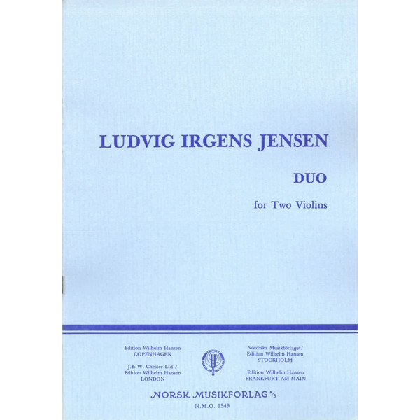 Duo For Two Violins, Ludvig Irgens Jensen. Fiolin  