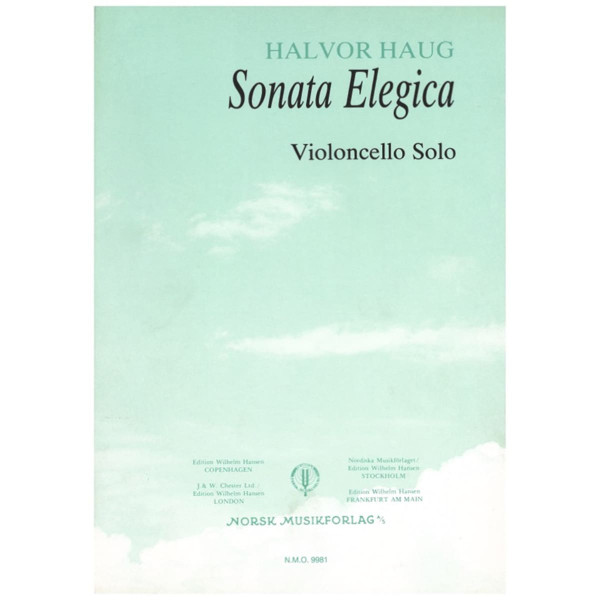 Sonata Elegica, Halvor Haug. Cello Solo