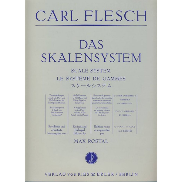 Scale System for Violin/Das Skalensystem. Carl Flesch arr. Max Rostal