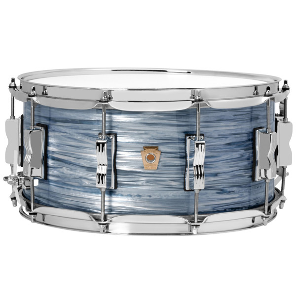 Skarptromme Ludwig Classic Maple LS403XX2Q, 14x6,5, 10-Lug, Vintage Blue Oyster