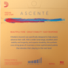 Fiolinstrenger D'Addario Ascente 1/16 Medium, Sett