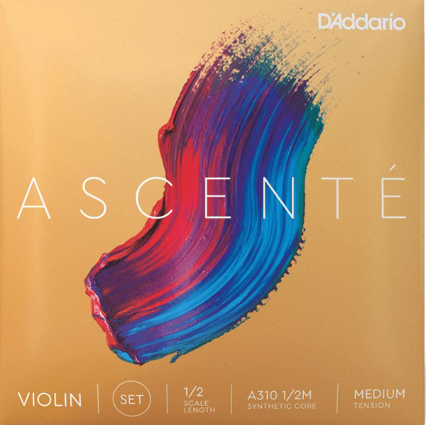 Fiolinstrenger D'Addario Ascente 1/2 Medium, Sett