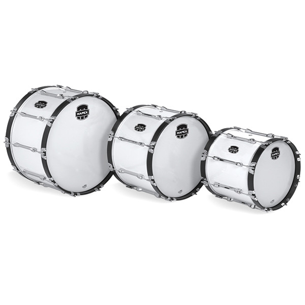 Marsjstortromme Mapex Qualifier MCQLB1614-SW, 16x14, Snow White